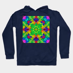 Tropical Leaves Mandala Hoodie